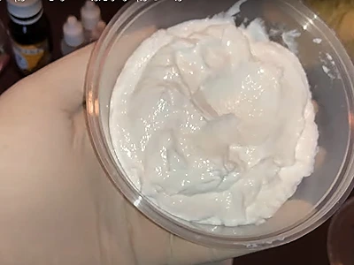 Cream base. DIY licorice cream