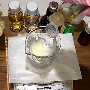 Adding the frankincense oil