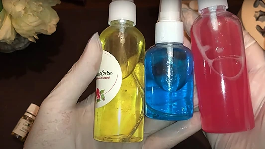 DIY Body Mist without Alcohol. Final product