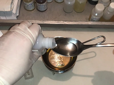 DIY Face Serum - Adding the rose oil
