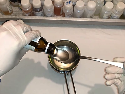 DIY Oil Primer - Adding the glycerine