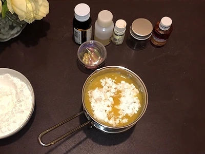 DIY Vitamin C Night Cream - Add the corn flour