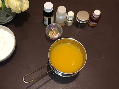 DIY Vitamin C Night Cream - Add the orange juice
