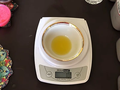 DIY Musk Bath Bomb. In a separate bowl, add olive oil