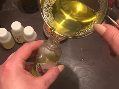DIY Rose Body Splash. Pour the mix into the spray bottle