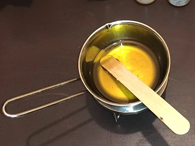 Homemade Makeup Remover. Melt the shea butter in a bain-marie