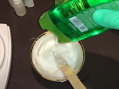 DIY Deodorant with Cream Base. Add aloe vera gel