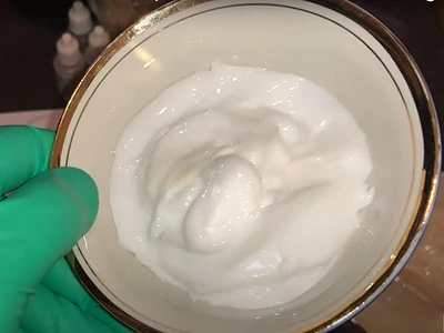 DIY Deodorant with Cream Base. Add cream base