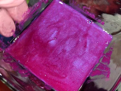 DIY Glycerine Soap for Gift Ideas. Prepare the mica color