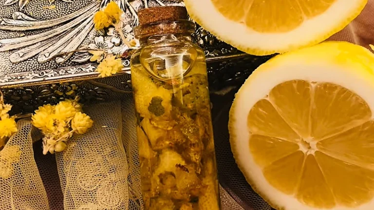 DIY Lemon Peel Carrier Oil. Feature image