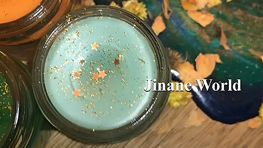 DIY Solid Perfume for Body and Hair. Another color and scent