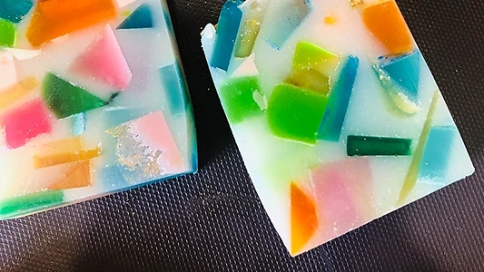 DIY Glycerine Soap for Gifts. Final product B