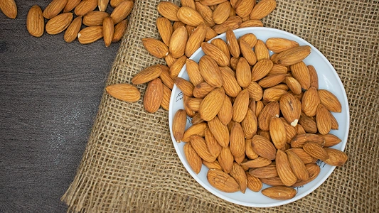 Sweet Almond Oil for DIY Skincare. Almond nuts