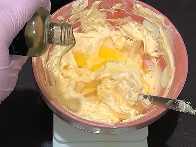 DIY Orange Creamy Soap. Add frankincense carrier oil