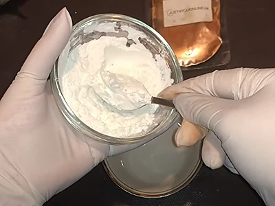 DIY Shimmery Loose Powder. Add corn flour