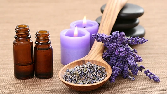 DIY Lavender Carrier Oil. Fresh and dried lavender