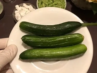 DIY Cucumber Face Toner. Wash 4 small cucumbers
