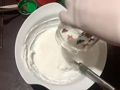 DIY Creamy Body Scrub. Add white sugar