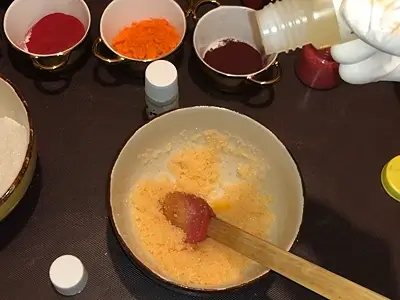 DIY Easy Lip Scrub for Supple Lips. Add food flavoring, mango
