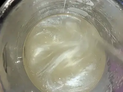 DIY Musk Soap Recipe. Mix the white mica thoroughly
