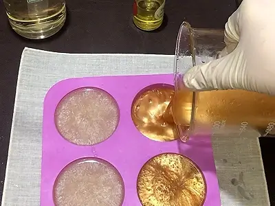 DIY Musk Soap Recipe. Pour the last 2 soaps