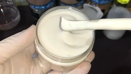 DIY Alpha Arbutin Cream for Face. Final product