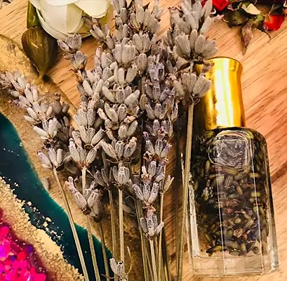 DIY Lavender Oil Perfume Recipe. Final product