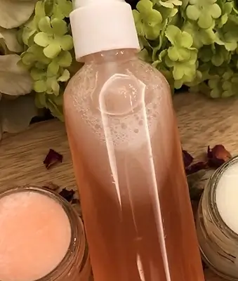 DIY Leave-In Conditioner Spray Recipe. Final product