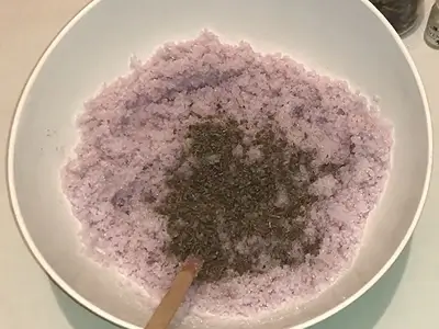 DIY Lavender Sugar Scrub Recipe. Add ground dried lavender flowers