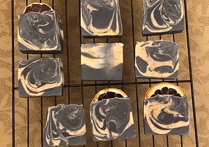 DIY Soap for Oily Skin Recipe. Final product