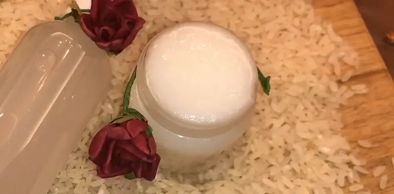 DIY Rice Cream for Glowing Skin. Feature image