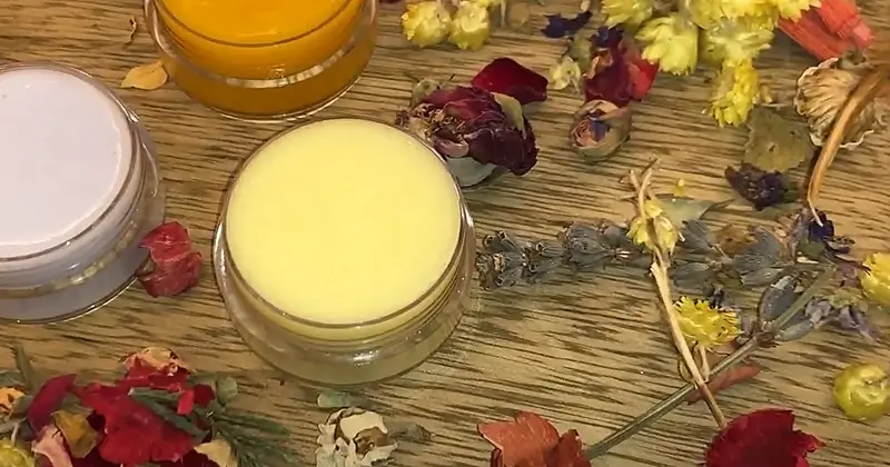 DIY Chamomile Cream for Sensitive Skin. Feature image