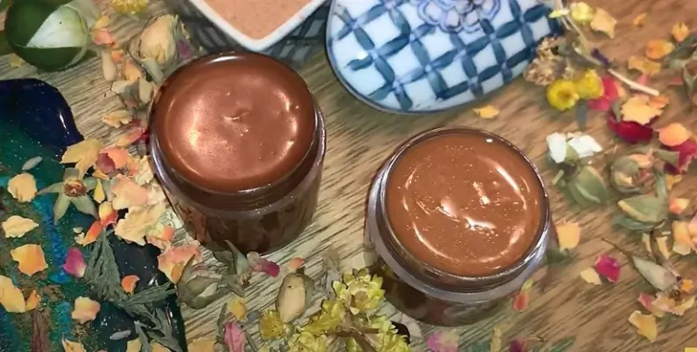 DIY Red Clay Mask with Rose Powder. Feature image